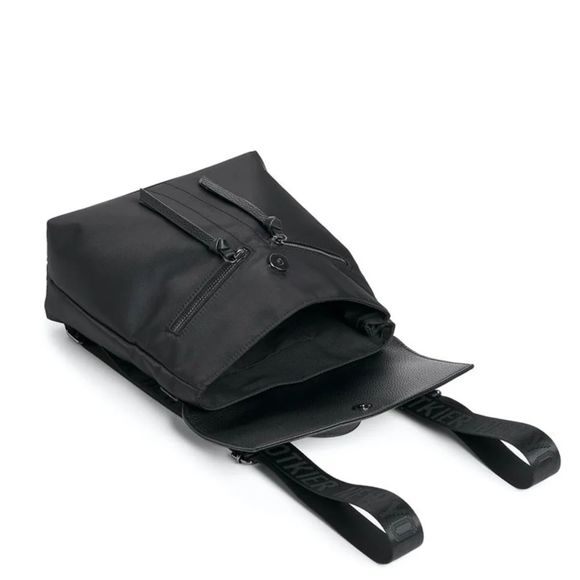 Botkier New York Backpack Bag Leather-like flap Magnet Close Trendy Logo Straps main image 5